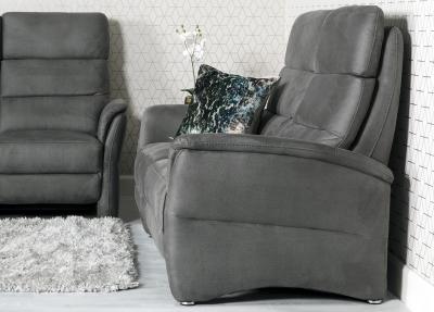 2 Seater Fixed - Grey Fabric